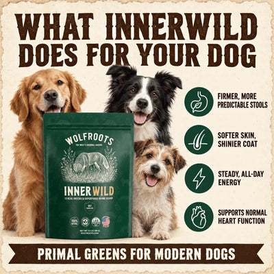 InnerWild Primal Greens Blend for Dogs